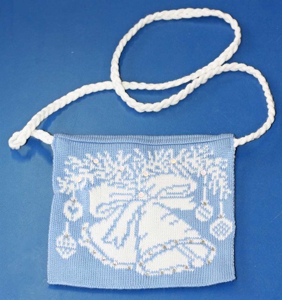 ТД-225 сумочка сувенирная голубая - фото 21970