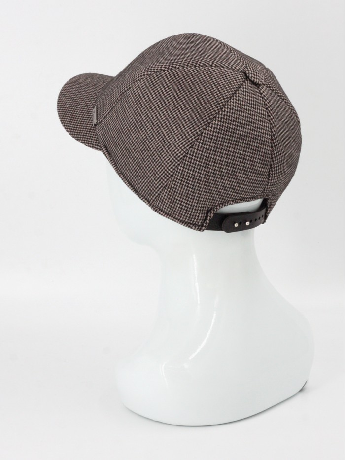 Бейсболка цвет коричневый-черный Д-11