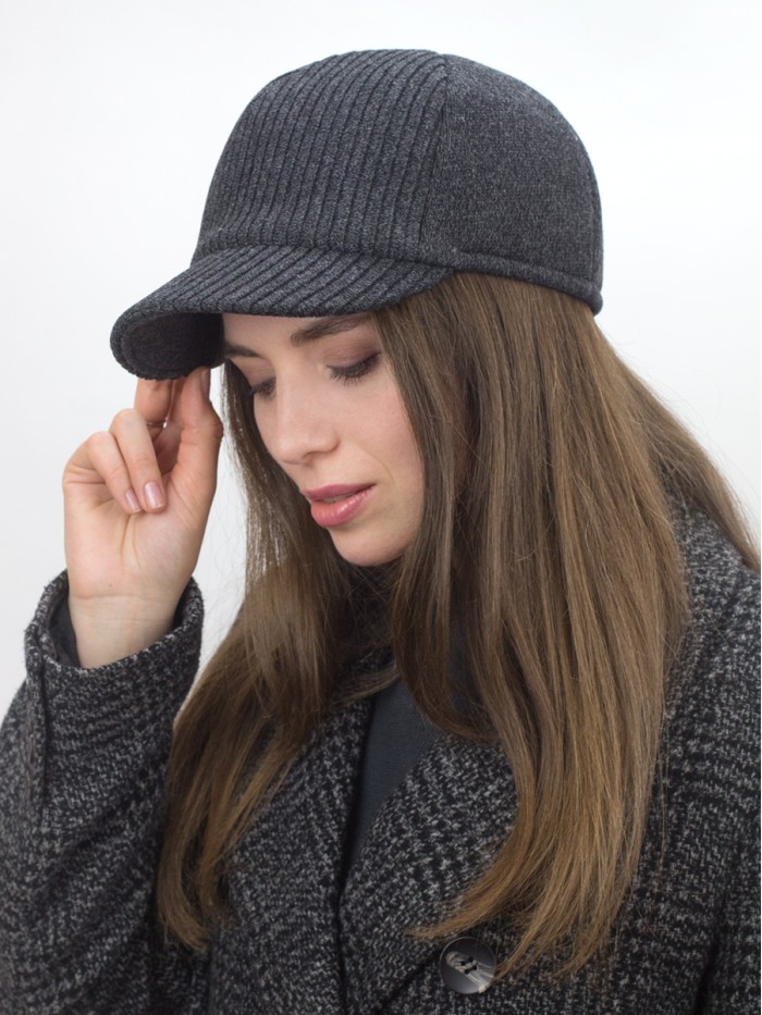 Бейсболка цвета маренго Д-111/1