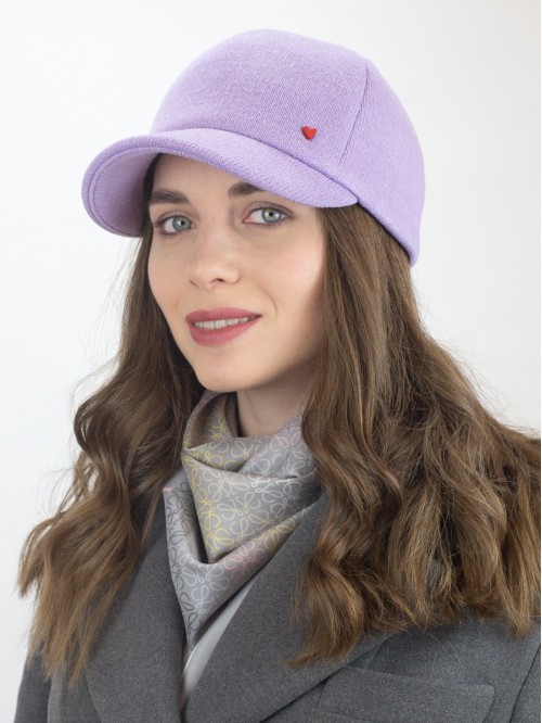 Бейсболка трикотажная сире...