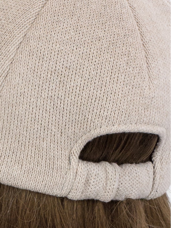 Бейсболка трикотажная светло-бежевого цвета Д-11Т-1