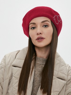 Берет "Французский" цвет темно-красный Д-244А