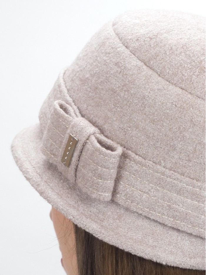 Шляпа с узкими полями цвет кофе со сливками Д-251/1