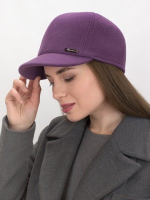 Идеальная бейсболка с ушками цвет лиловый Д-539/1