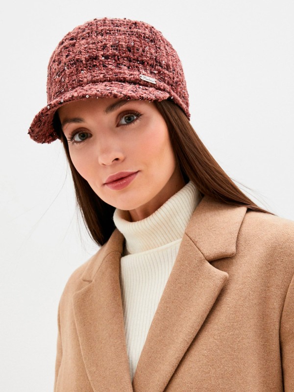 Уникальная бейсболка цвет бордовый Д-539/1ШФ