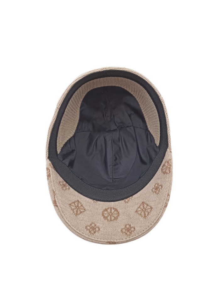 Бейсболка с оригинальным козырьком цвет кремовый-бежевый Д-539/4Б