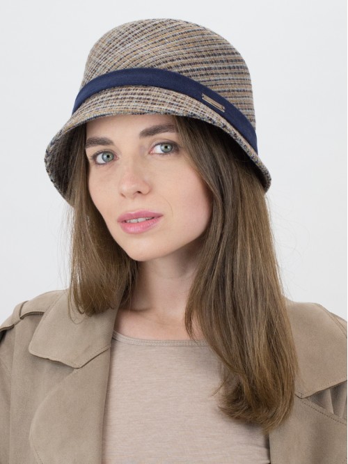 Мягкая шляпка в "клетку&qu...