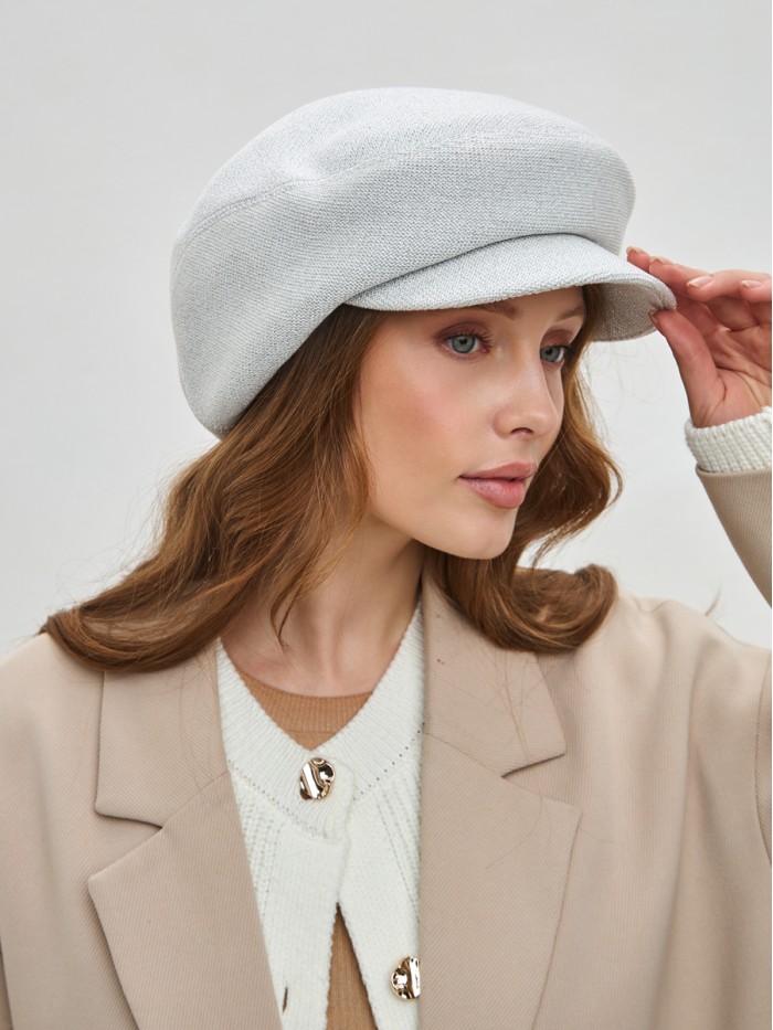 Кепка "Перевертыш" цвет серебряный Д-543/1Б