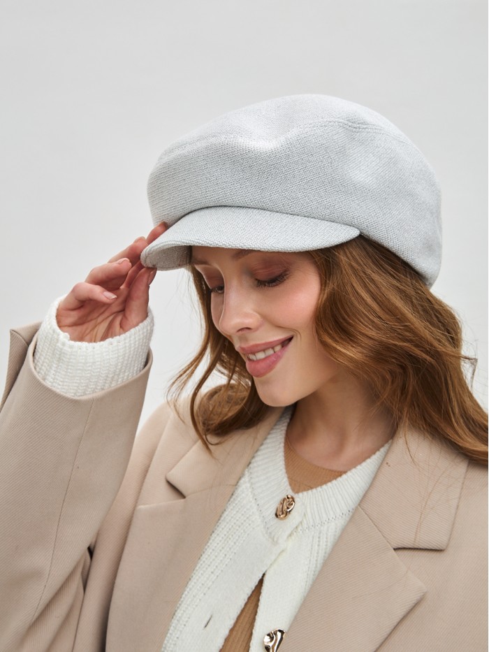 Кепка "Перевертыш" цвет серебряный Д-543/1Б