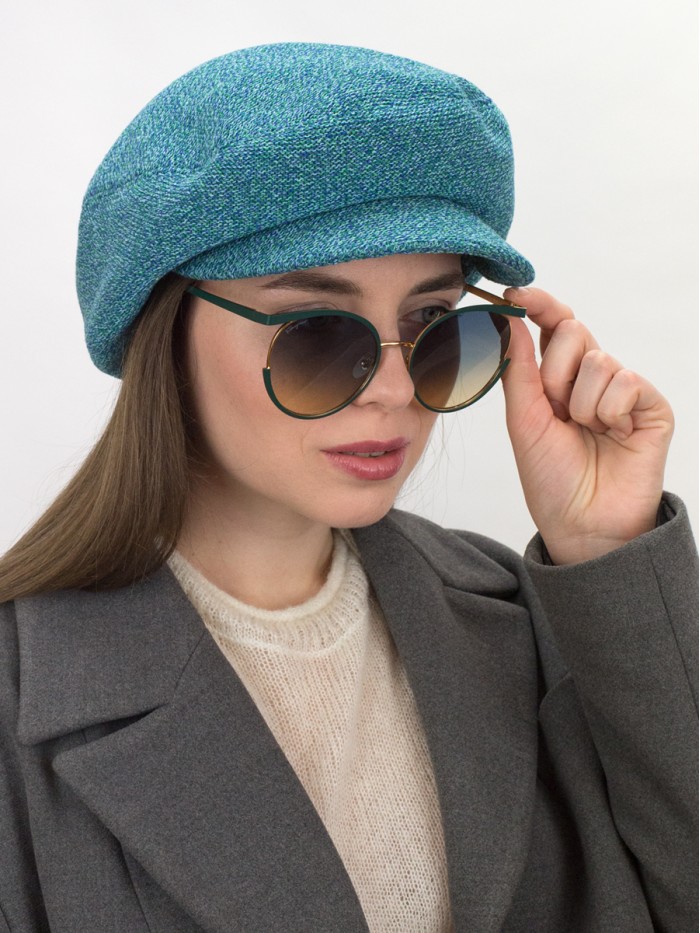 Кепка "Перевертыш" цвет бирюзовый Д-543/1Б