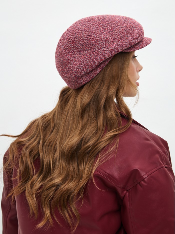 Кепка "Перевертыш" цвет коралловый Д-543/1Б