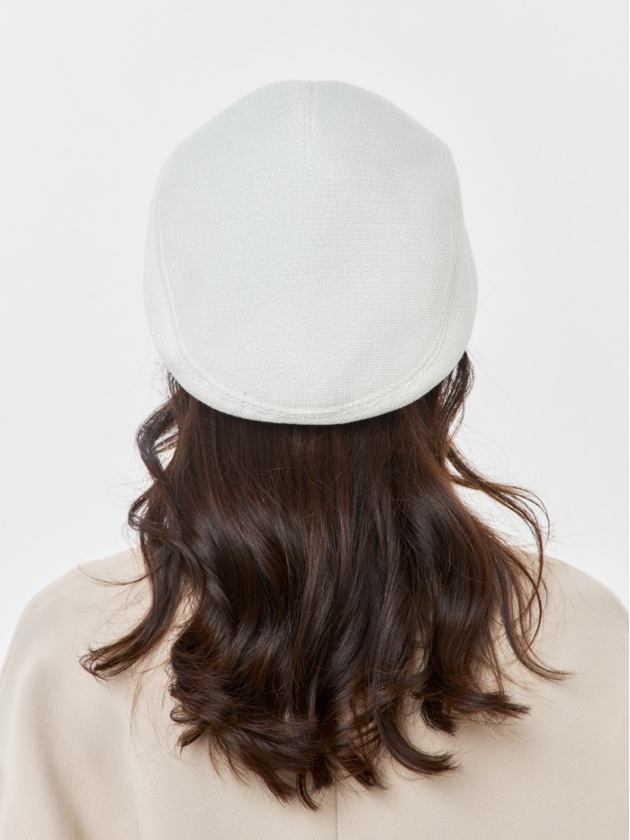 Элегантная кепка цвет  белый Д-543/2А