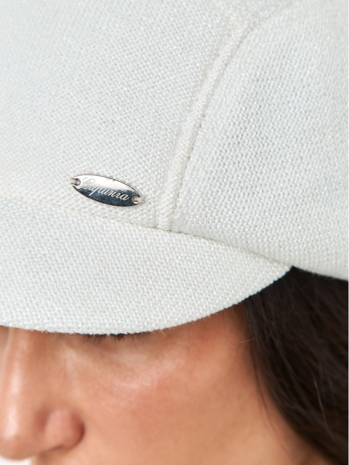 Элегантная кепка цвет  белый Д-543/2А