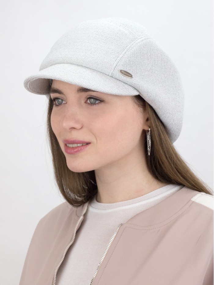 Элегантная кепка цвет серебряный Д-543/2А