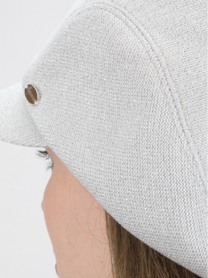 Элегантная кепка цвет серебряный Д-543/2А