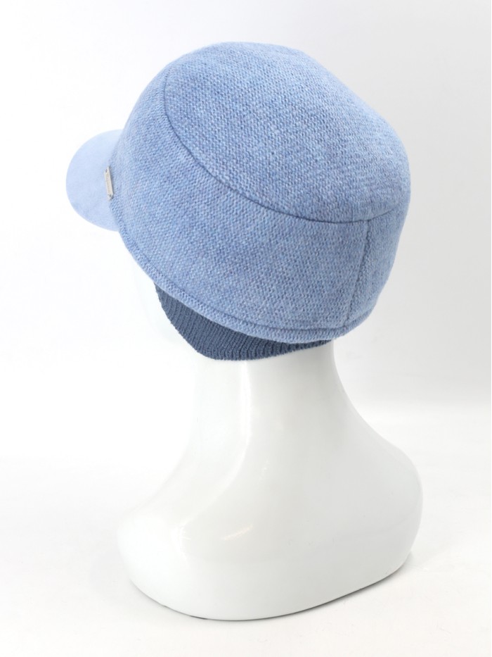 Бейсболка комбинированная "Немка" цвет голубой Д-559Т