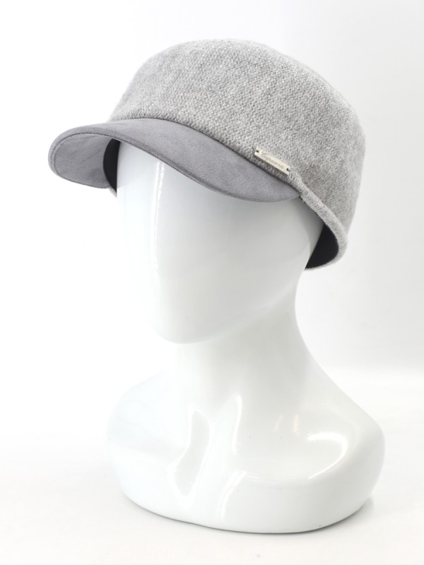 Бейсболка комбинированная "Немка" цвет серый Д-559Т