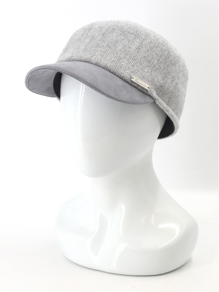 Бейсболка комбинированная "Немка" цвет серый Д-559Т