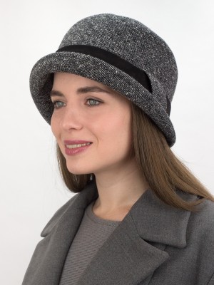 Д-567 черный-средне-серый 2 шляпа