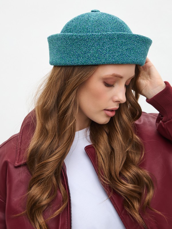Шляпа "Морячка" цвет бирюзовый Д-569/1
