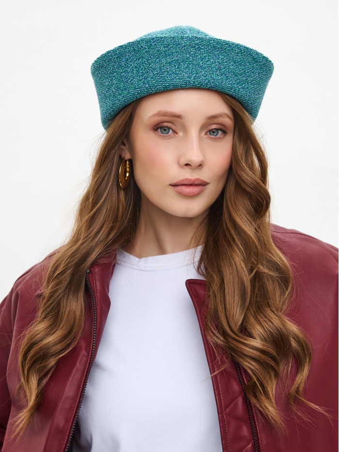 Шляпа "Морячка" цвет бирюзовый Д-569/1