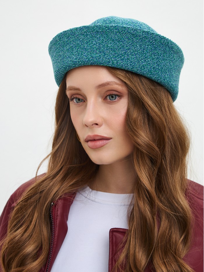Шляпа "Морячка" цвет бирюзовый Д-569/1