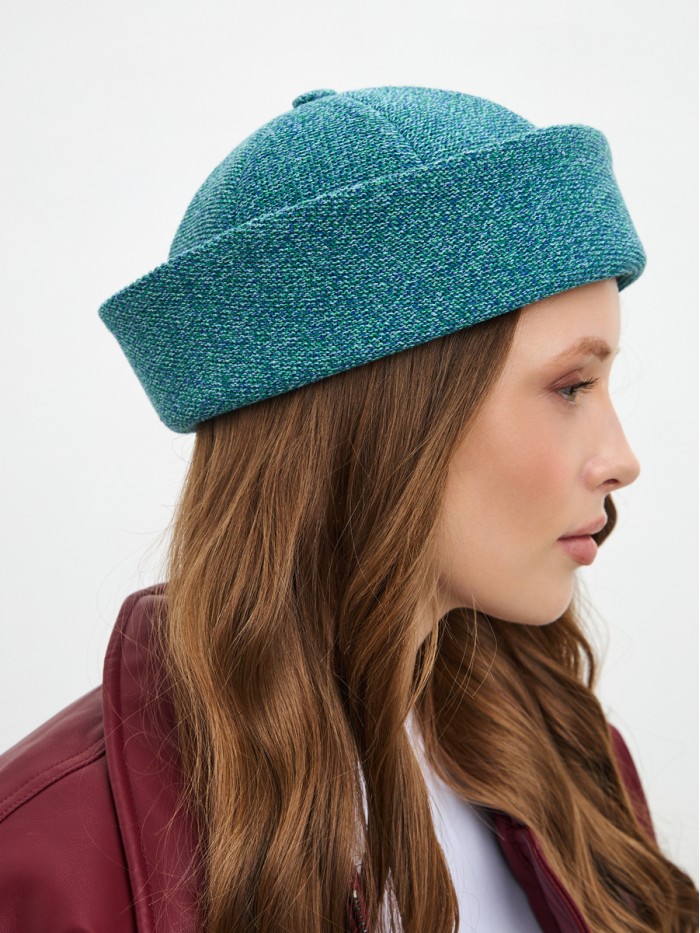 Шляпа "Морячка" цвет бирюзовый Д-569/1