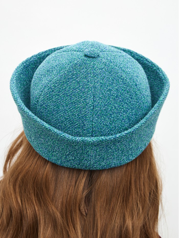 Шляпа "Морячка" цвет бирюзовый Д-569/1