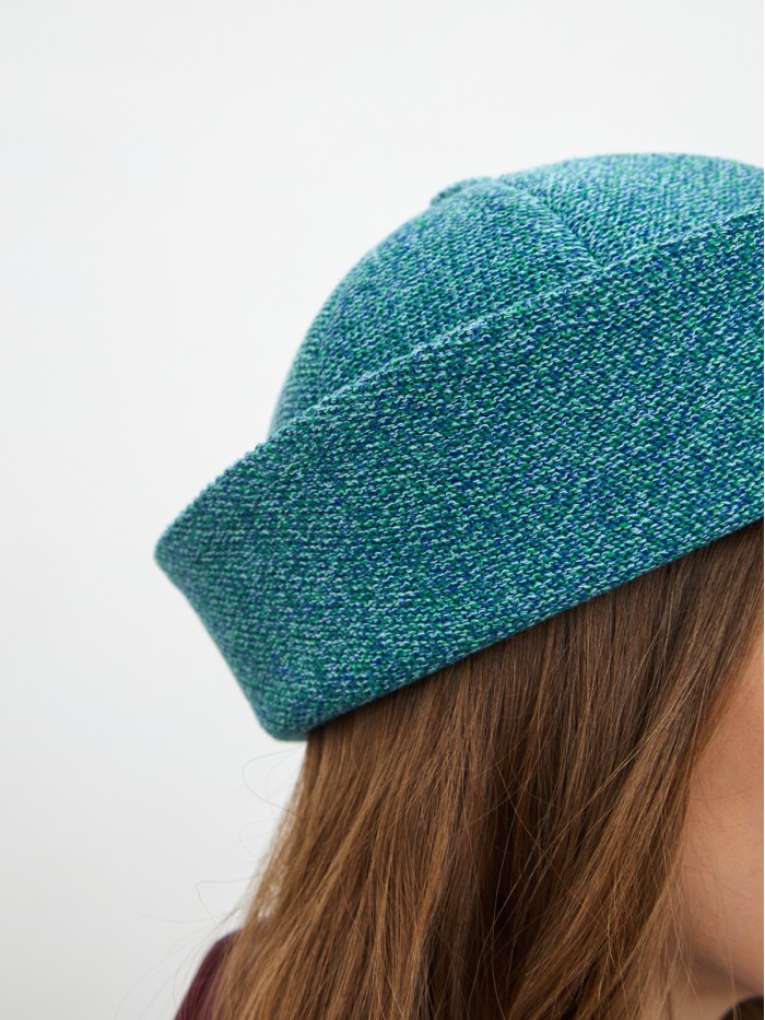 Шляпа "Морячка" цвет бирюзовый Д-569/1