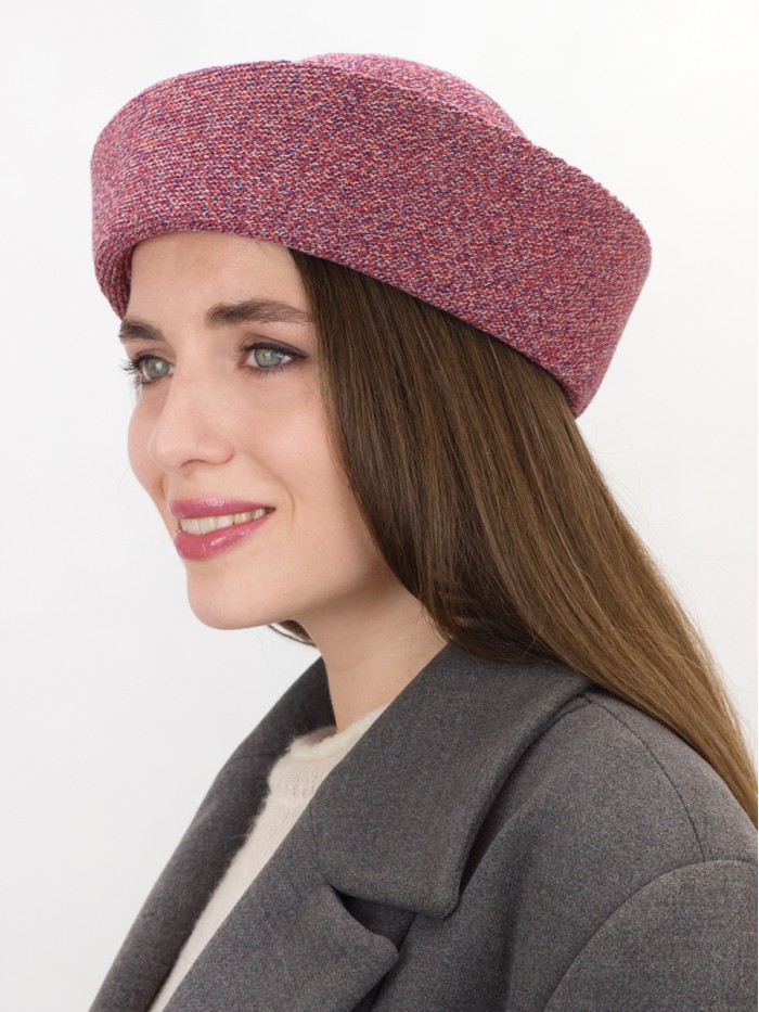 Шляпа "Морячка" цвет коралловый Д-569/1