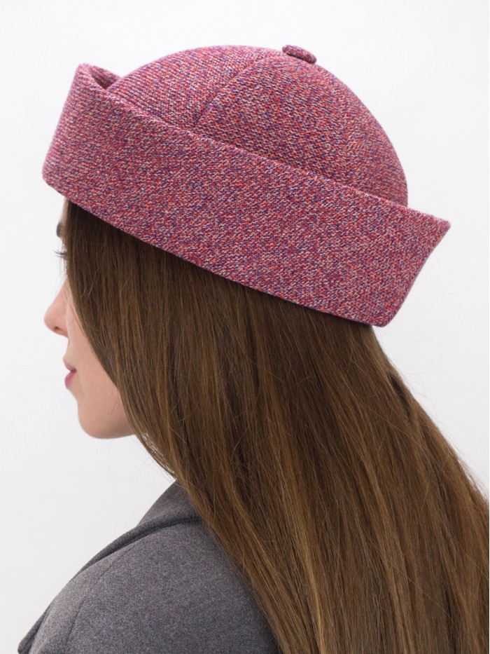 Шляпа "Морячка" цвет коралловый Д-569/1