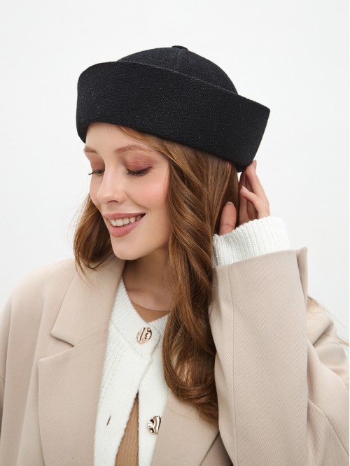 Шляпа с металлизированным ...