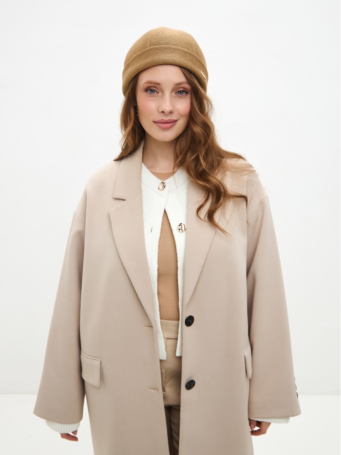 Дизайнерская шапочка "Докер" цвет золотой Д-574/1