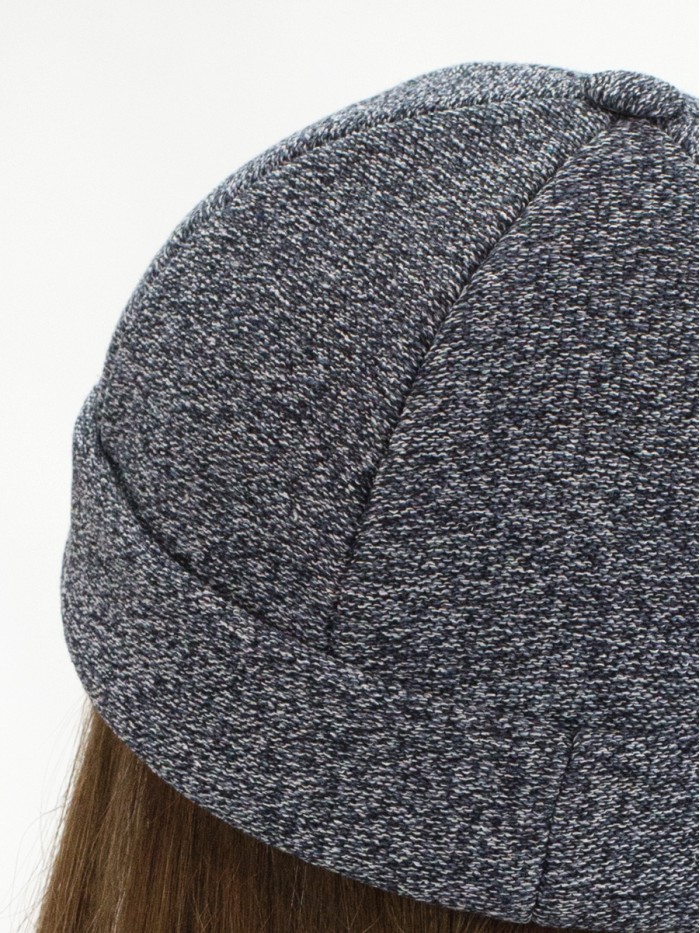 Шапка-докер из эко-хлопка цвет маренго Д-574/2