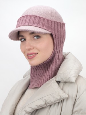 Комплект бейсболка с балаклавой цвет кремовый Д-639К Комплект бейсболка с балаклавой цвет кремовый Д-639К