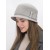 Шляпа с декоративной пряжкой цвет серый Д-652/53 990р.