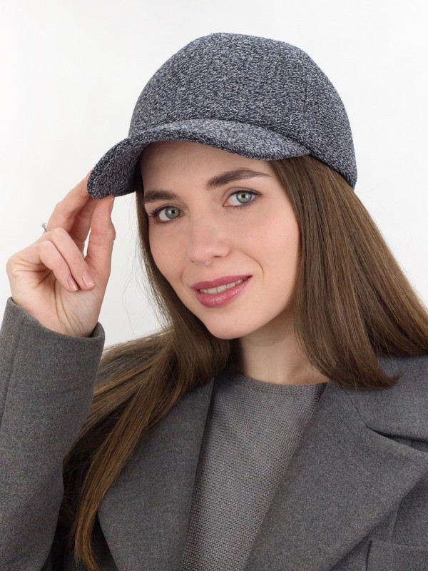 Бейсболка с оригинальной текстурой цвет маренго Д-701/1