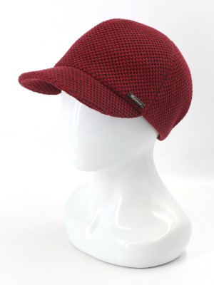 Бейсболка из 3D трикотажного полотна цвет бордовый-шоколадный Д-739Т