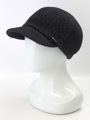 Бейсболка из 3D трикотажного полотна цвет черный-маренго Д-739Т Бейсболка из 3D трикотажного полотна цвет черный-маренго Д-739Т