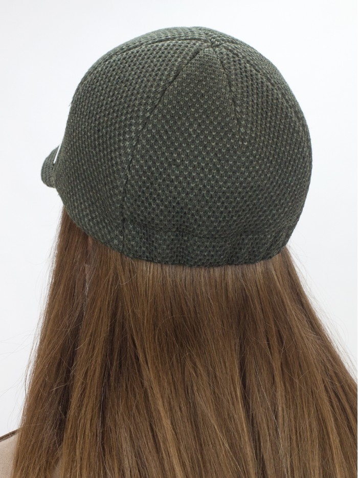 Бейсболка из 3D трикотажного полотна цвет хаки Д-739Т