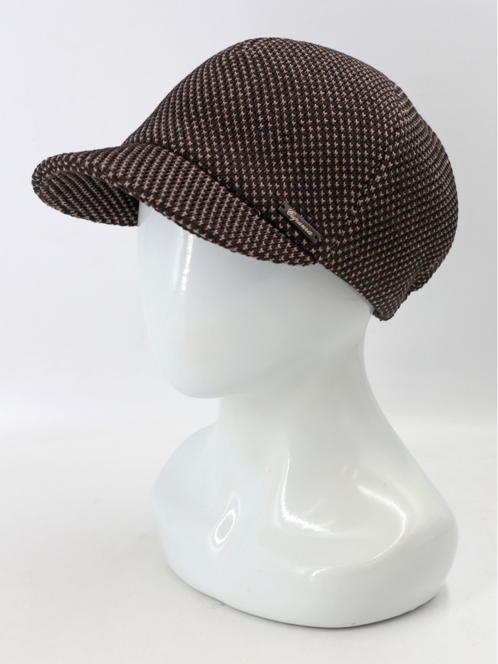Бейсболка из 3D трикотажного полотна цвет шоколадный Д-739Т