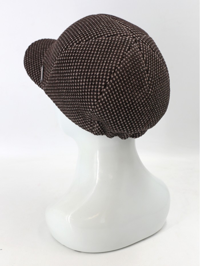 Бейсболка из 3D трикотажного полотна цвет шоколадный Д-739Т