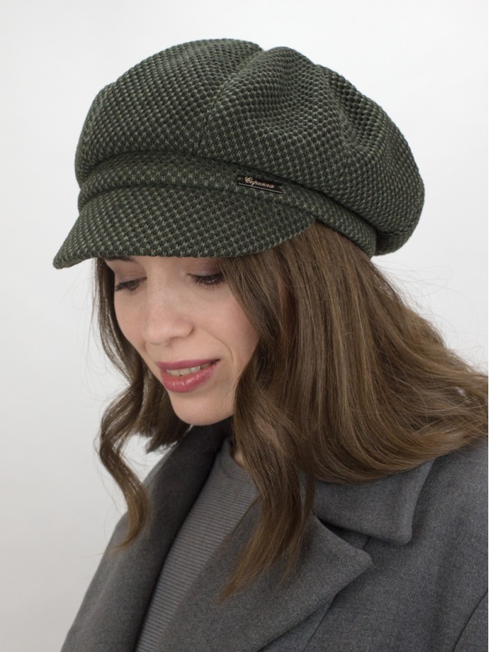 Кепка из 3D трикотажа цвет хаки Д-742Т