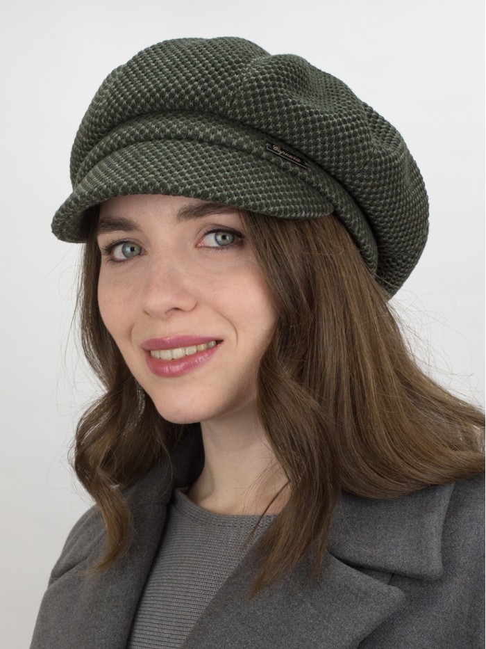 Кепка из 3D трикотажа цвет хаки Д-742Т