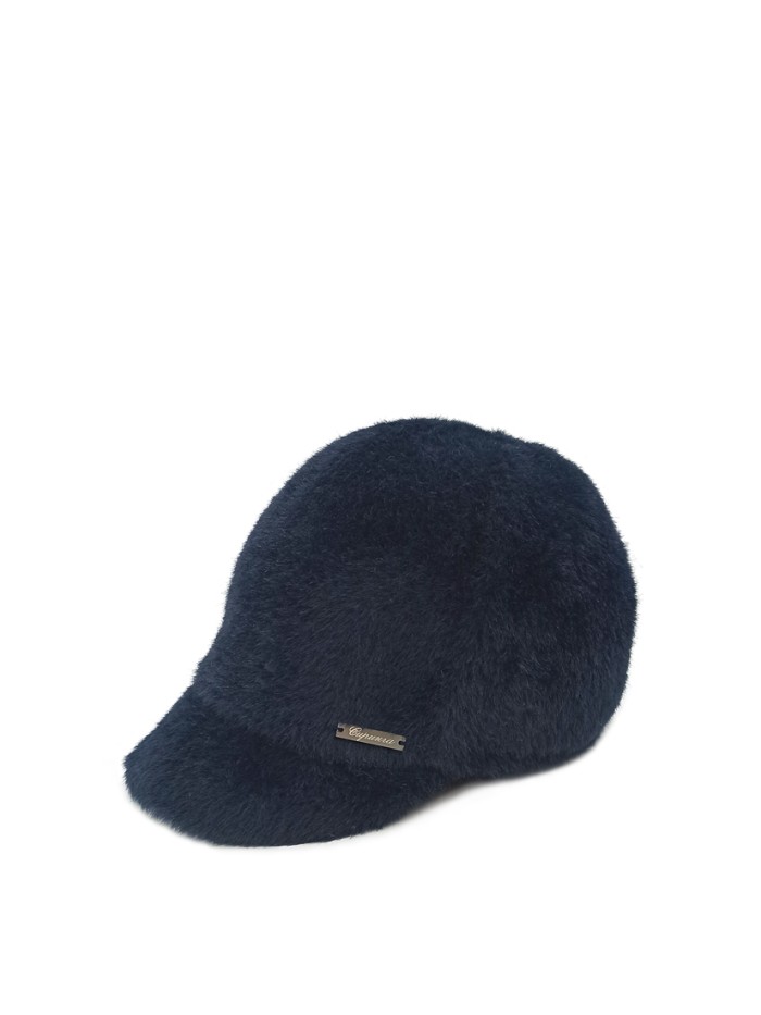 Женственная бейсболка темно-синего цвета Д-839