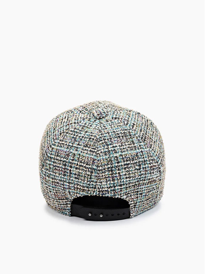 Комплект бейсболка со снудом цвет бирюзовый-бежевый ДК-11Ш