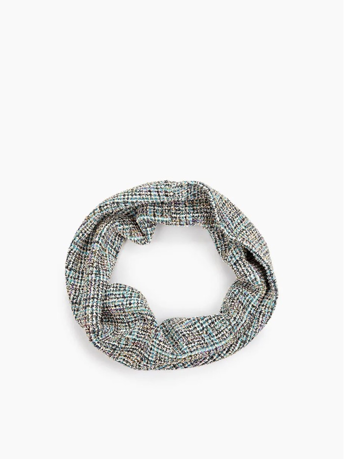 Комплект бейсболка со снудом цвет бирюзовый-бежевый ДК-11Ш