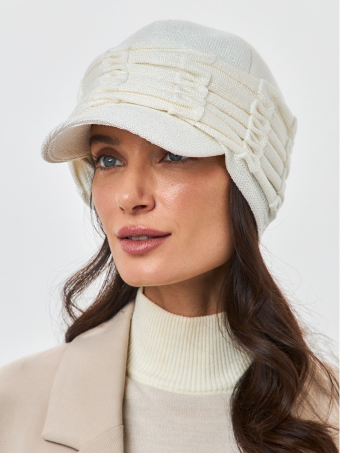 Уникальный комплект с металлизированным эффектом цвет белый ДК-701