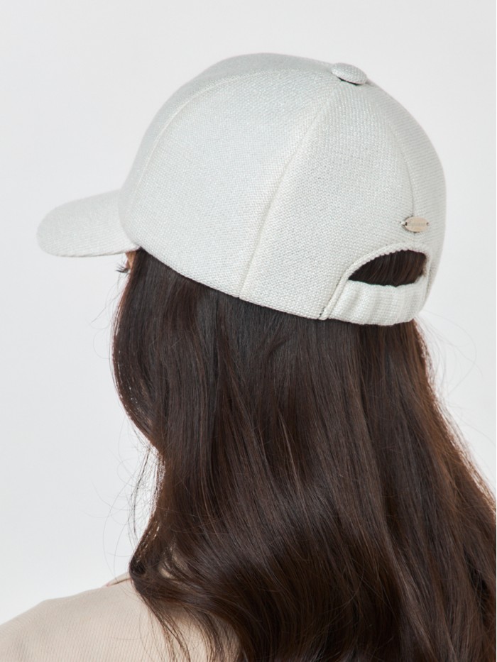 Уникальный комплект с металлизированным эффектом цвет белый ДК-701