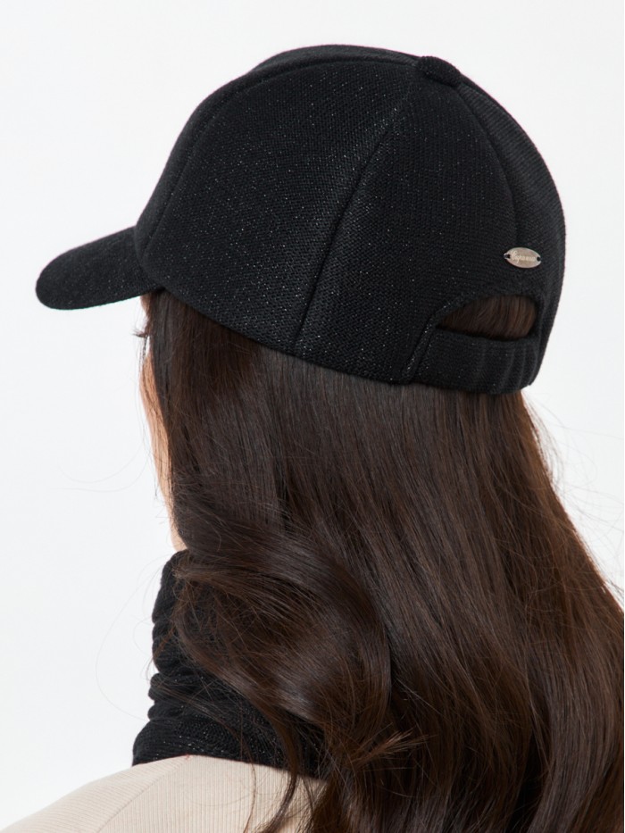 Уникальный комплект с металлизированным эффектом цвет черный ДК-701